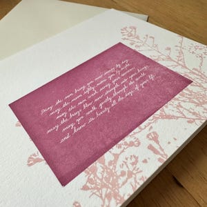 Apache Blessing Letterpress Card
