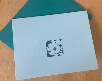 Dogwood Letterpress Card