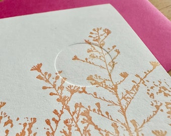 Prairie Moon Letterpress Card