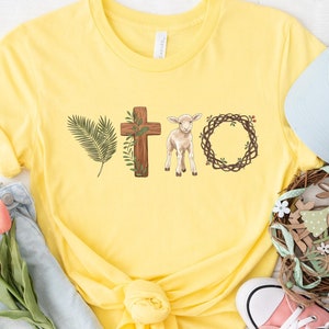 He Is Risen Easter Tee: Christian Unisex Shirt