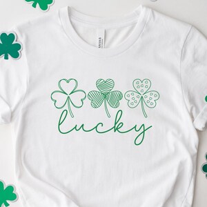 Lucky Shamrock T-Shirt: St Patricks Day Irish Tee