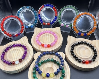 Sailor Moon Inspired Crystal Beaded Bracelet - Sailor Senshi