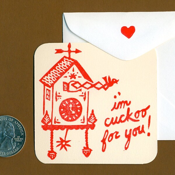 Cuckoo Clock Tiny Valentine