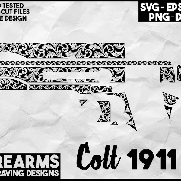 Firearm Laser Engraving Template - Etsy