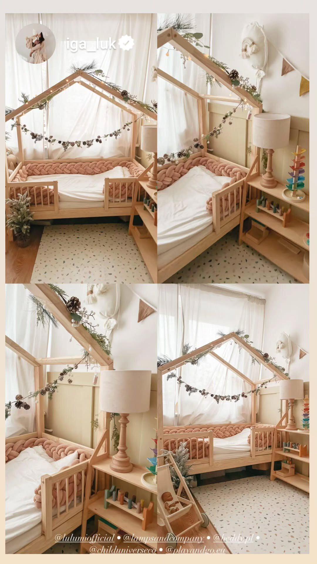 Letto A Castello Per Bambini Con Scivolo, Struttura In Legno Massello Facile Da Montare Bianco 90x200x118cm
