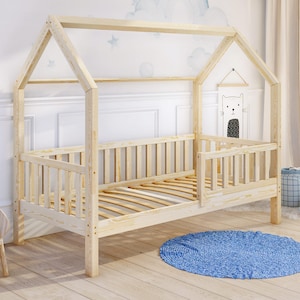 Letto a cabina per bambini, Letto per bambini Montessori, Casetta in legno Montessori per bambini