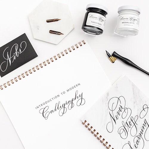 Brush Calligraphy Starter Kit Printable Wisdom Learn No Fuss Etsy