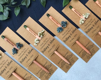 Plantable Seed Pencil Wedding Favors: Eco-Friendly Gifts
