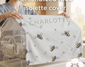 Personalized NICU Isolette Cover Blanket – Hypoallergenic Preemie Gift