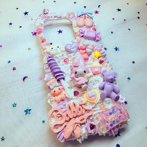 Kawaii Sanrio Decoden Phone Case Any Device Custom Hello Kitty My Melody Cinnamoroll Kuromi Pompompurin Decora Custom Decoden Cases Cupid image 4