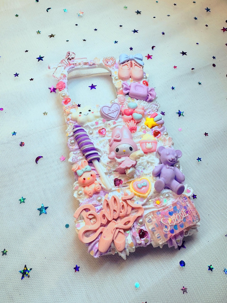 Kawaii Sanrio Decoden Phone Case Any Device Custom Hello Kitty My Melody Cinnamoroll Kuromi Pompompurin Decora Custom Decoden Cases Cupid image 4