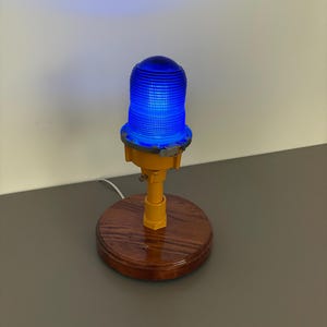 Authentic Runway Light Desk Lamp | Aviation Desk Lamp | Vintage Restored Runway Light Desk Lamp | Aviation Gift | Pilot Gift | Airport image 5