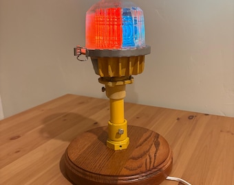 Authentic Runway Light Desk Lamp | Aviation-Inspired Desk Lamp | Runway Threshold Desk Lamp | Aviation Gift | Pilot Gift | Airport | Runway
