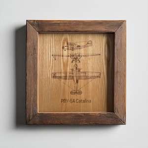 PBY-5A Catalina | Personalized Pilot Plaque | Aviation Gifts for Pilots | Airport Wall Art