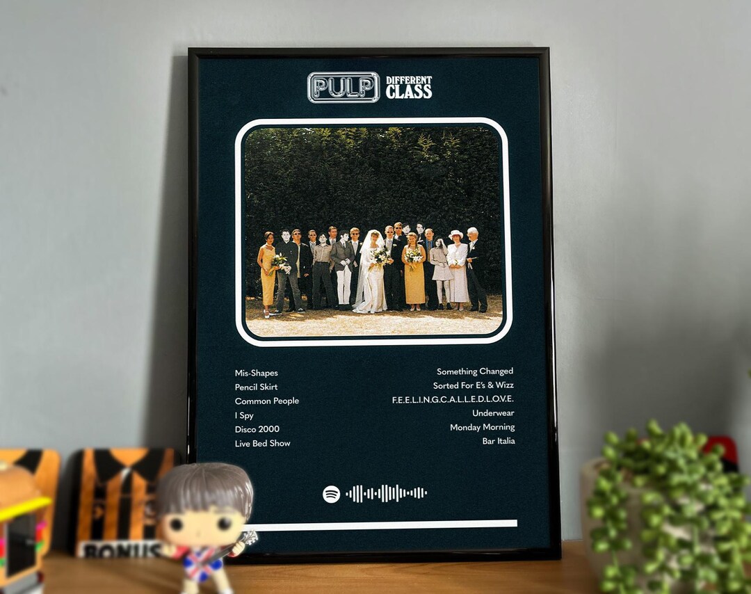 Pulp Poster Different Class Poster Jarvis Cocker Poster - Etsy