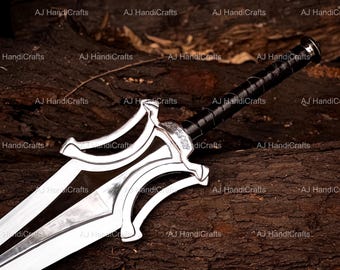 Handmade He-Man Power Sword Replica, Medieval 80s Fantasy Broadsword Christmas Gif For Boyfriend