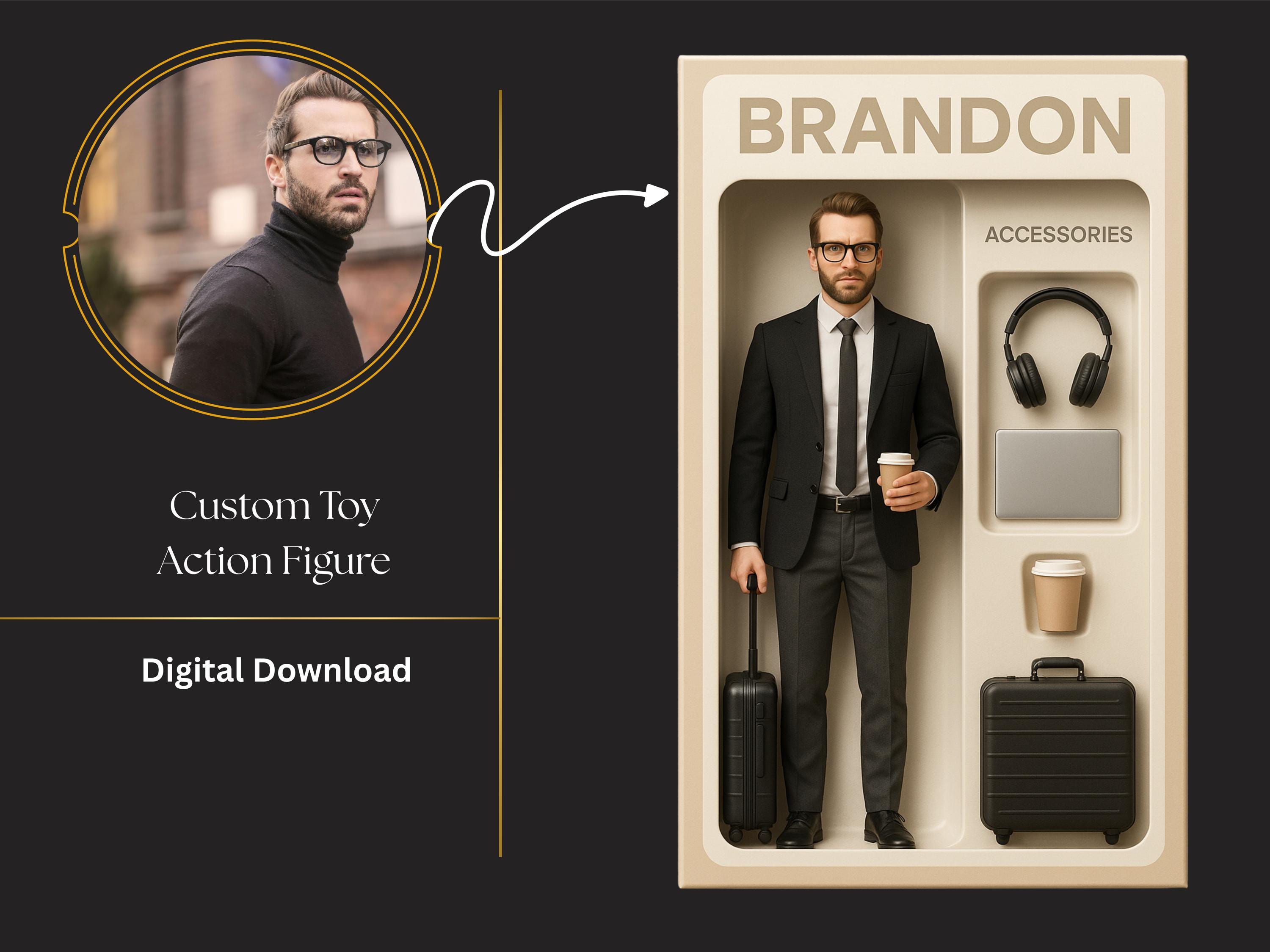 Customcod Action Figure Personalized 3D Action Figure: Custom Digital Model (STL File) - Etsy