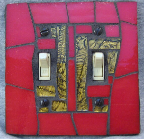 Stained Glass Switch Plate Mosaic Switchplate Switch Plate Etsy