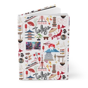 Tokyo Japan Journal Notebook | Tokyo Journal | Tokyo Gift | Tokyo Japan Travel Journal Hardcover | 150 Lined Pages