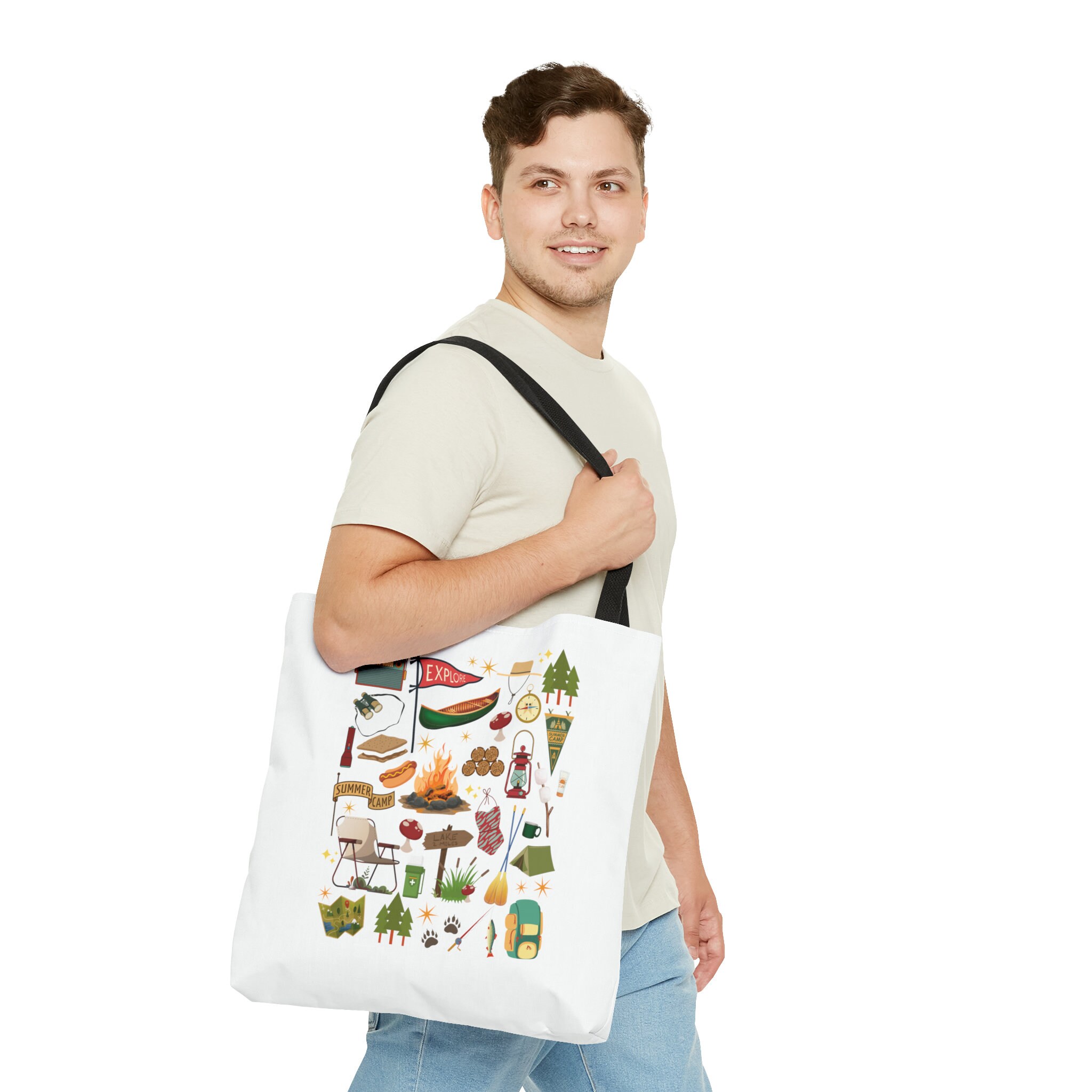 Camping Tote Bag | Summer Camp Tote Bag | Camp Tote Bag | RV