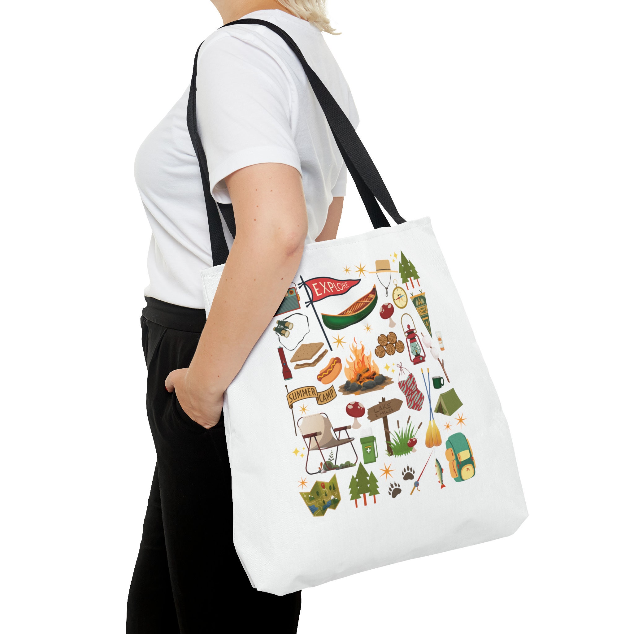 【PORTERNA】Camper tote bag Amazon.com: Camper Van Tote Bag : Clothing, Shoes & Jewelry