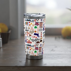 Boston Vagabond 20 Unzen Becher | Boston Geschenk | Boston Reisebecher | Boston Massachusetts Tasse | Boston Trinkbecher