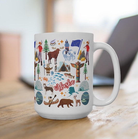 15 oz mugs large handles Jelly 15oz Coffee MUG With Handle — Wholesale Green