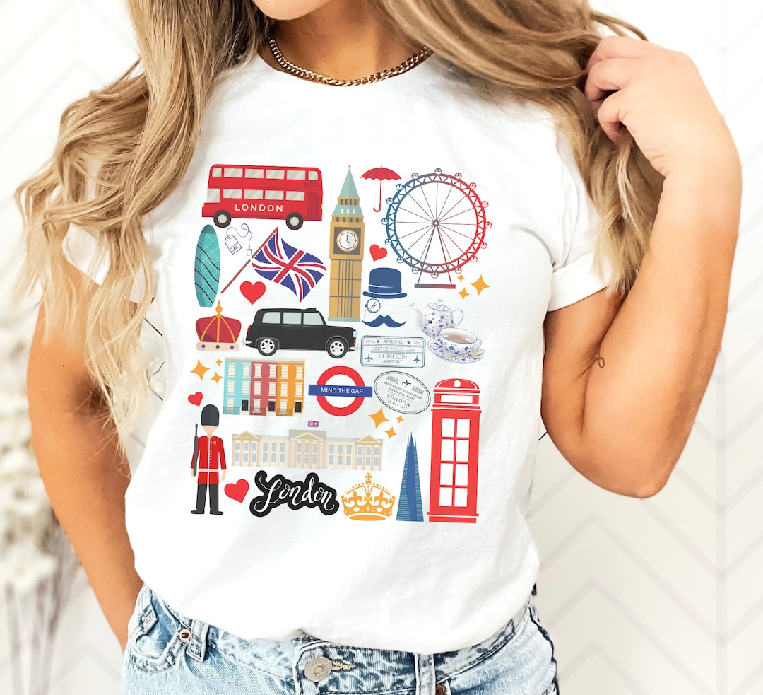 London Shirt London England Gift London Sweatshirt London Collage