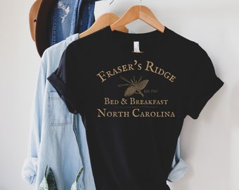 Fraser's Ridge Bed & Breakfast Camiseta Outlander Camisa Fraser's Ridge Camiseta Sassenach Camisa Jamie Fraser Clan