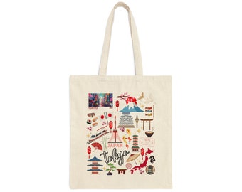 Tokyo Japan Tote Bag | Tokyo Tote Bag | Tokyo Gift | Gifts