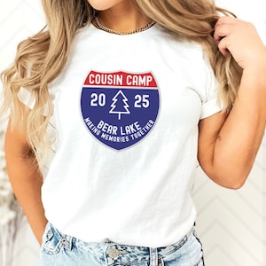 Camiseta personalizada de Cousin Camp para Cousins Crew Camisa Cousin Camiseta Familia Reunión Camisa Cousin Crew Camiseta Cousin Camp Camisa a juego