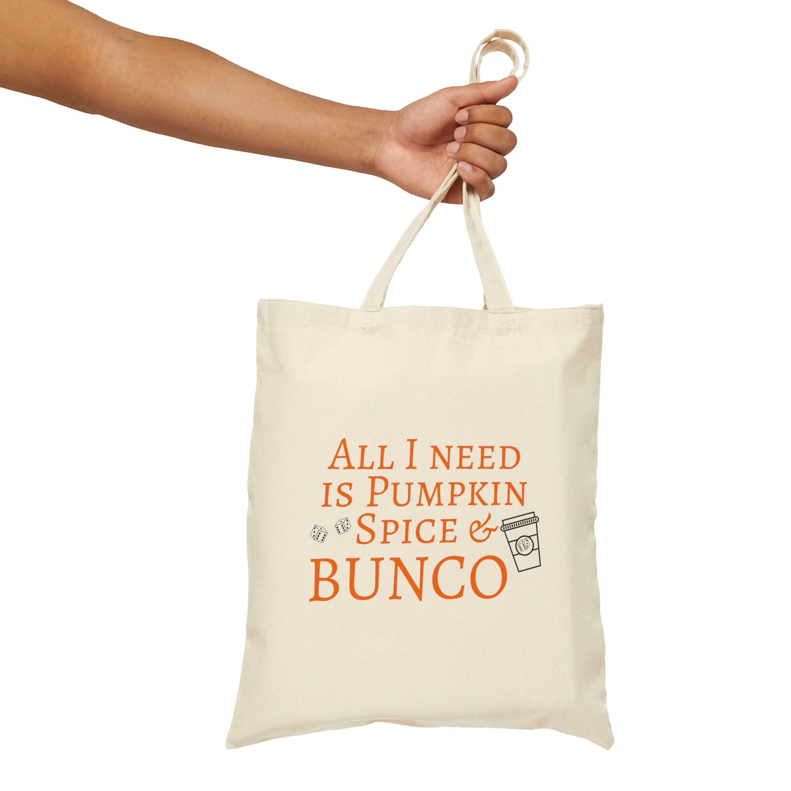 Bunco Tote Bag Halloween Bunco Tote Bag Bunco Gift Fall Etsy