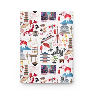 Tokyo Japan Journal Notebook | Tokyo Journal | Tokyo Gift | Tokyo Japan Travel Journal Hardcover | 150 Lined Pages image 4
