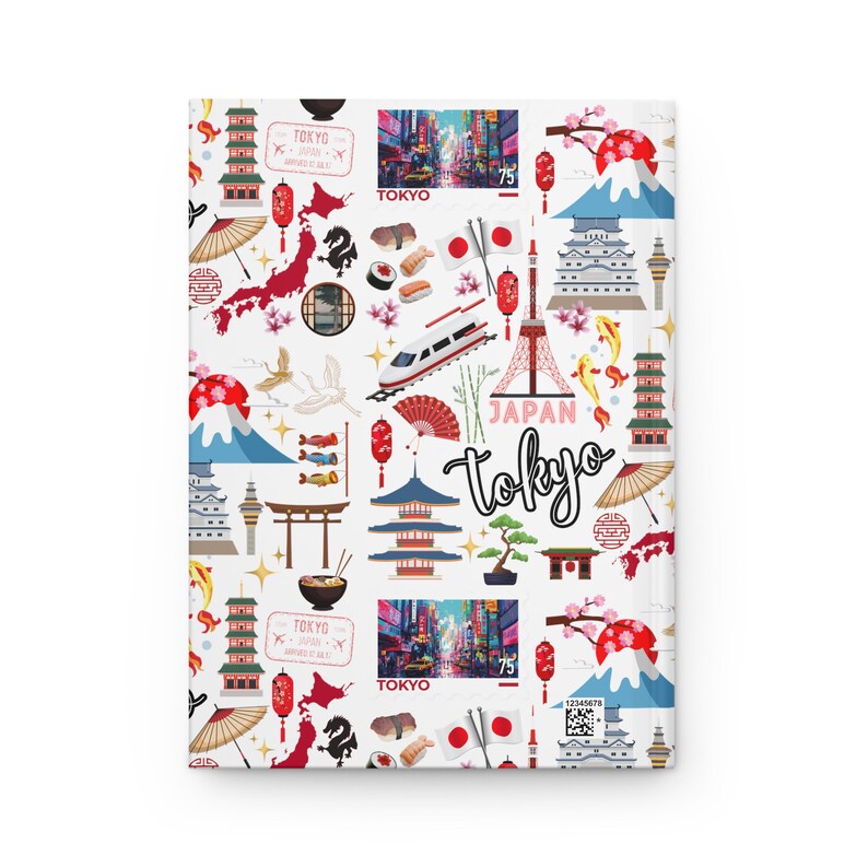 Tokyo Japan Journal Notebook | Tokyo Journal | Tokyo Gift | Tokyo Japan Travel Journal Hardcover | 150 Lined Pages image 4