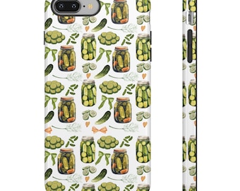 Pickle Tough Cases | Iphone 13 14 15 16 Plus | Pickle Phone Case | Pickle Lover Gift | Pickle Jars | Jarred Pickle Gift