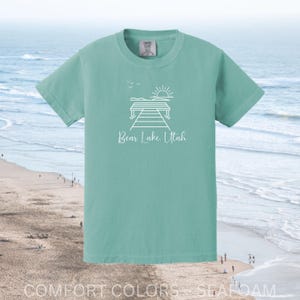 Custom Lake Youth Shirt | Personalized Lake Shirt | Comfort Colors Youth Midweight Tee | Vacation Shirt | Family Reunion | Custom Lake Gift