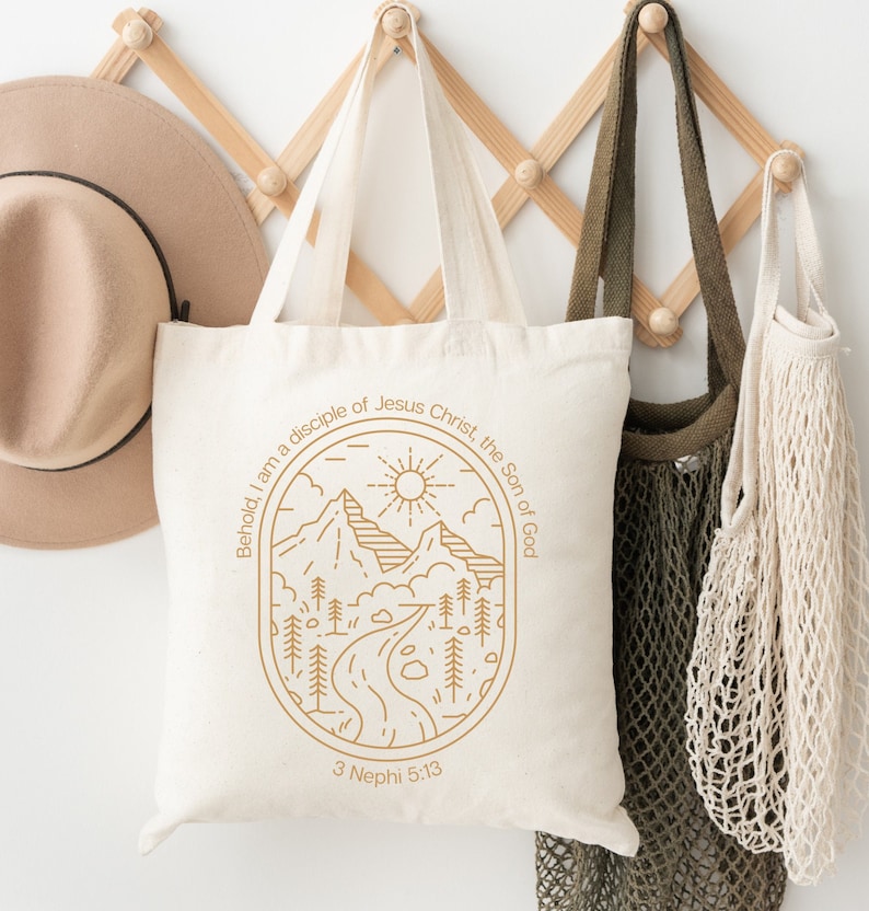 LDS 2025 Youth Theme Tote Bag Disciple of Christ Tote Bag Christian