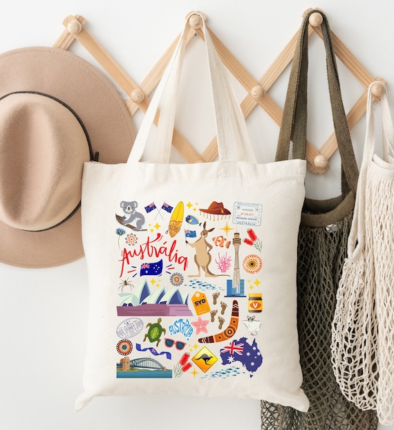 Borsa tote australiana, borsa tote australiana, regalo Australia, borsa  tote Farmers Market, borsa tote vacanze Australia - Etsy Italia