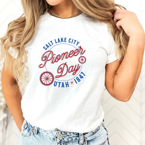 Utah Shirt for Pioneer Day Parade Shirt July 24 Shirt Utah Pioneer Tee This is the Place Utah Gift