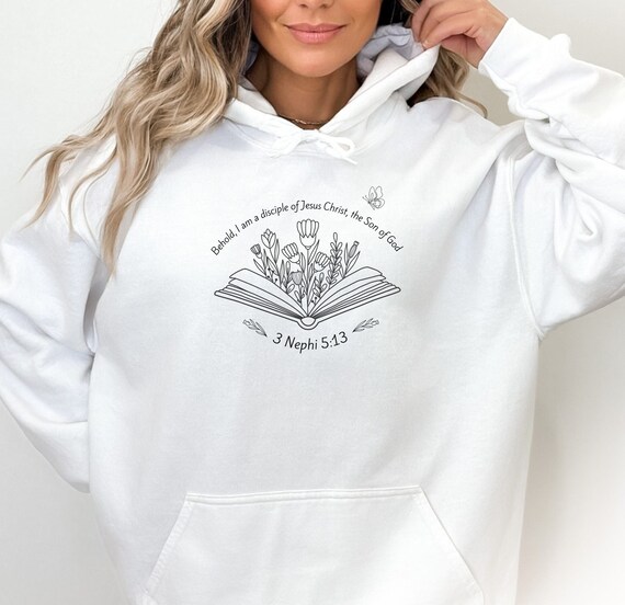 Disciple Hoodie Jesus Christ Christian Sweatshirt Disciple Hoodie Jesus Christ Christian Sweatshirt