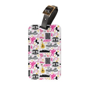 Nashville Luggage Tag Tennessee Luggage Tag Nashville Bag Tag Nashville Purse Info Tag Nashville Bachelorette Nashville Luggage