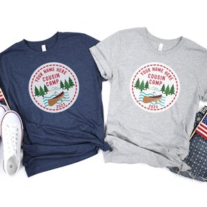 Custom Cousin Camp T-Shirt Personalized Cousin Shirt Family Reunion Shirt Cousin Summer Camp T-Shirt