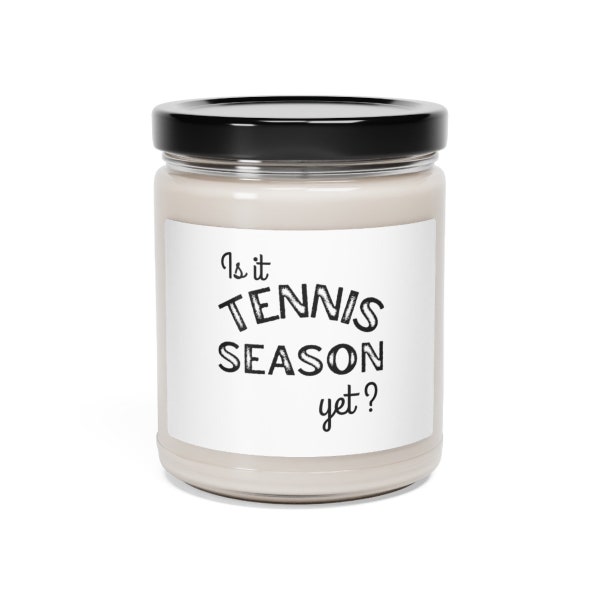 Tennis Ball Scented Candle Etsy