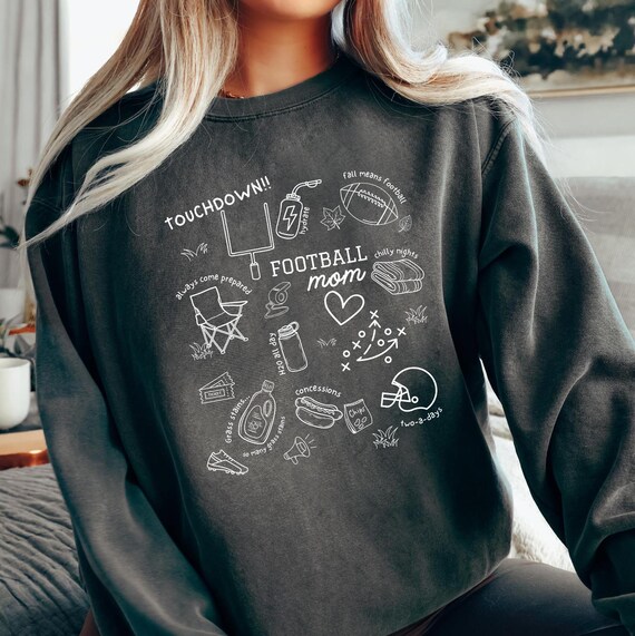 Football Mom Sweatshirt Football Season Sweatshirt for Football