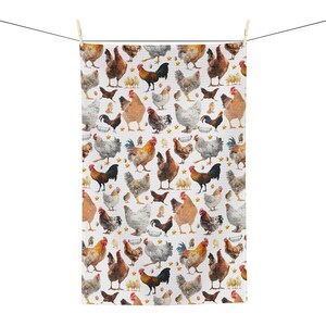 Huhn Geschirrtuch | Huhn Handtuch | Huhn Geschenk | Küchenhandtuch Hühner | Huhn Dekor | Hühner Housewarming Geschenk