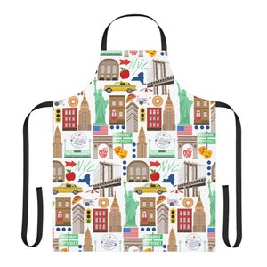 New York City Geschenk Schürze | Süßes New York Geschenk | New York Schürze | NY Schürze | New York Wahrzeichen Geschenk | Ich liebe New York