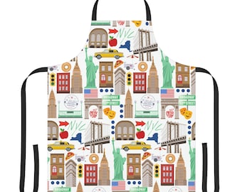 Grembiule regalo di New York City / Regalo carino di New York / Grembiule di New York / Grembiule
