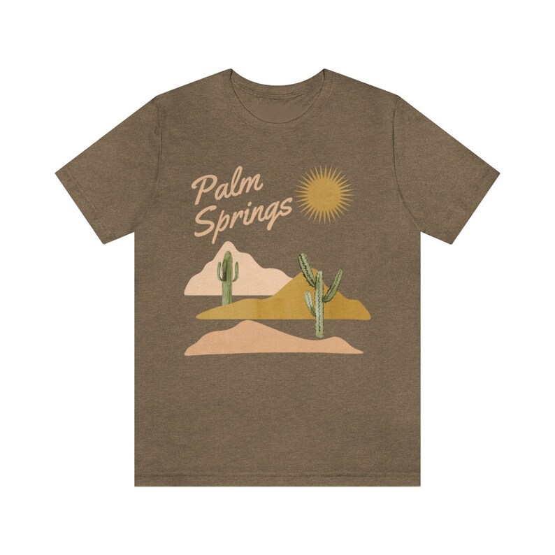 Palm Springs T-Shirt Palm Springs California Shirt Palm Desert Shirt Desert Life Palm Springs Regalo Palm Springs Bachelorette immagine 6