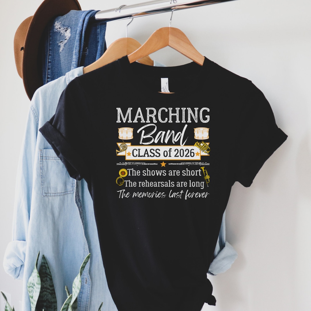 Marching Band 2026 T Shirt Marching Band Shirt High School Band T Il 5qyl 