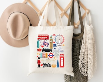 London Grocery Market☆College Logo Tote Bag London Grocery Market☆College Logo Tote Bag (London Grocery